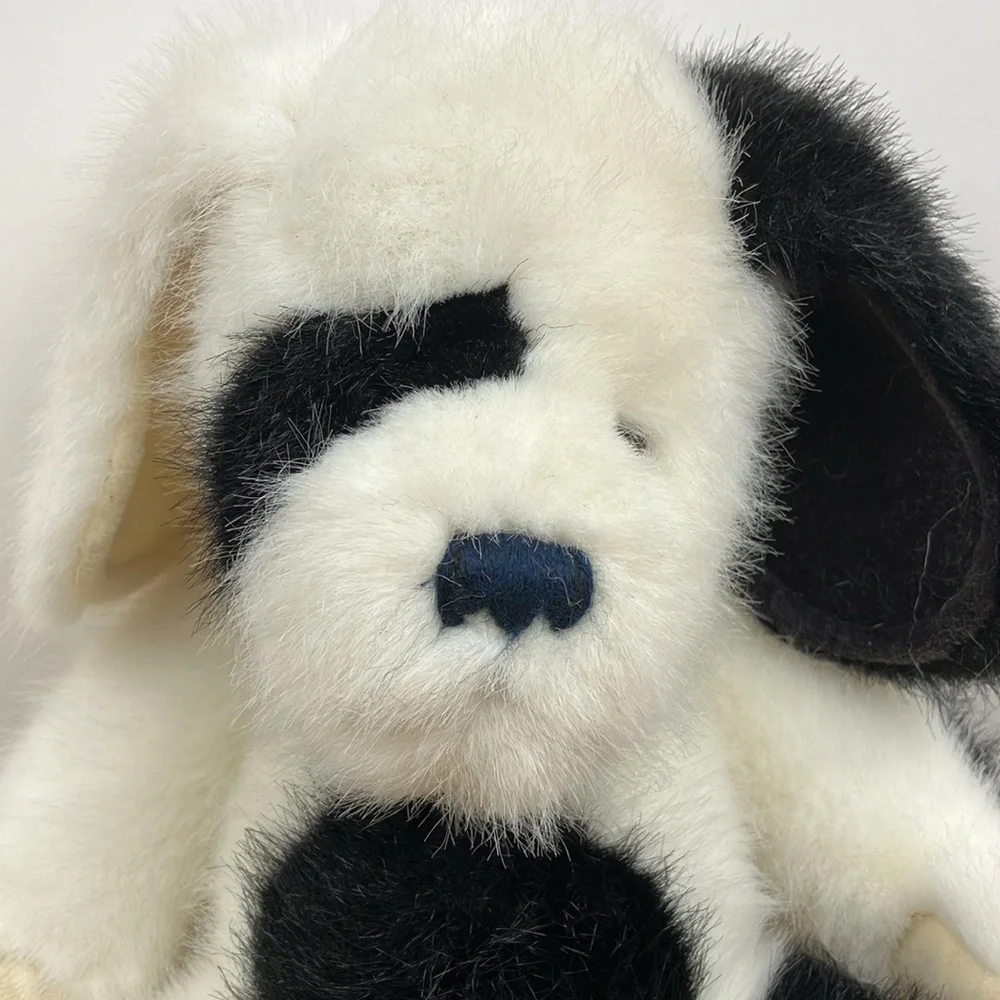 Boyds Bears Black & White Puppy